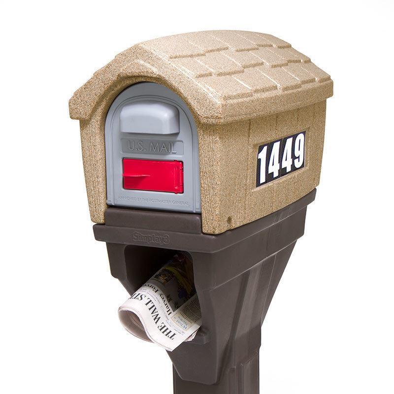 Waterproof metal stainless steel outdoor letter box mailbox with safe lock