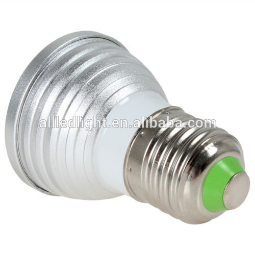 led light bulbs wholesale e27 OEM dmx led lightings 3w rgb led e27 with 16 colours changing led outdoor lighting