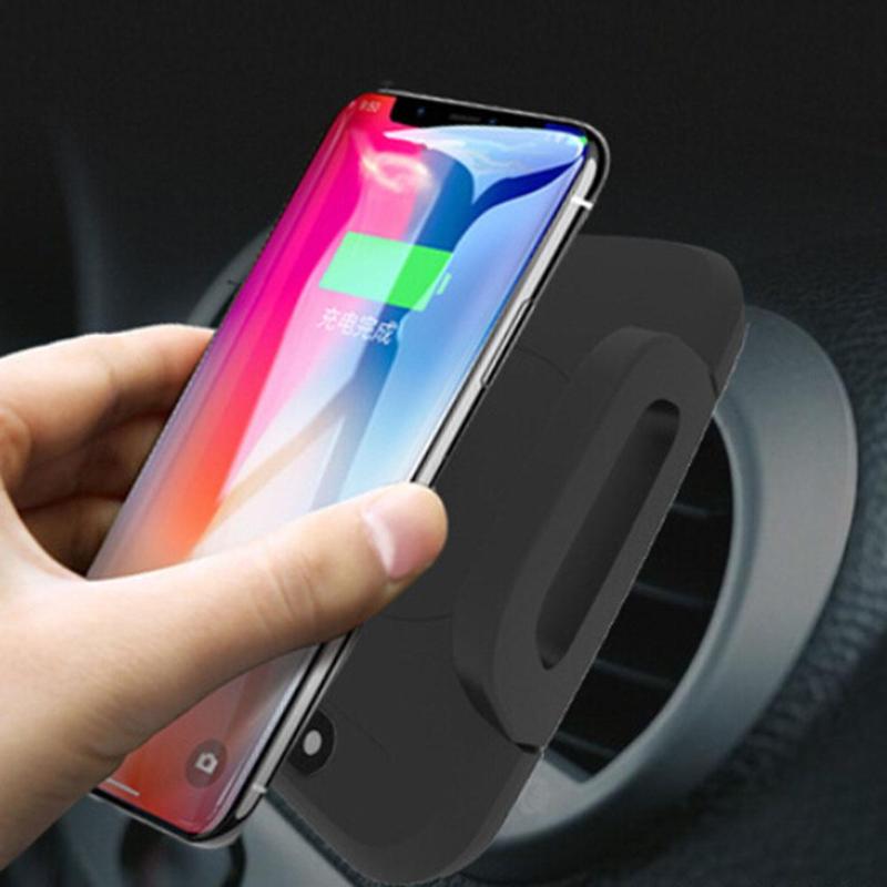 Car Air Vent Infrared Induction QI Wireless Charger 360 Rotating Mobile Phone Holder Support Stand for iPhone for Samsung