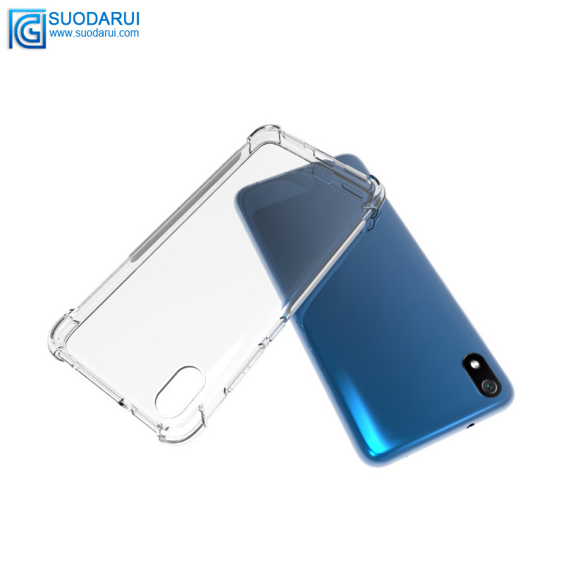 Transparent soft Tpu case clear case For Redmi 7A Shockproof Clear Cover