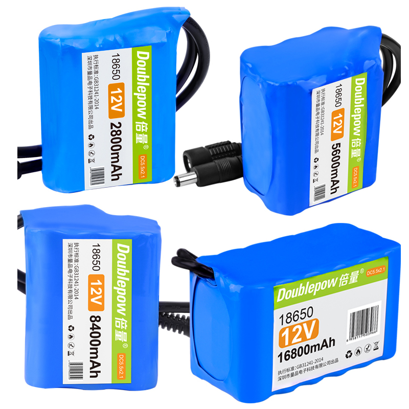 Light Weight 6.4v 12v 24V 25.6V rechargeable lifepo4 18650 battery pack with pcm