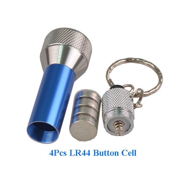 Aluminum Bright Light 7 LED Flashlight Key Chain