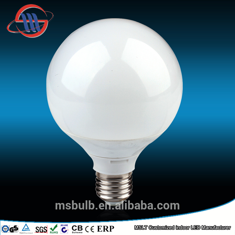 China factory G95 12W E27 LED light Aluminum+PC