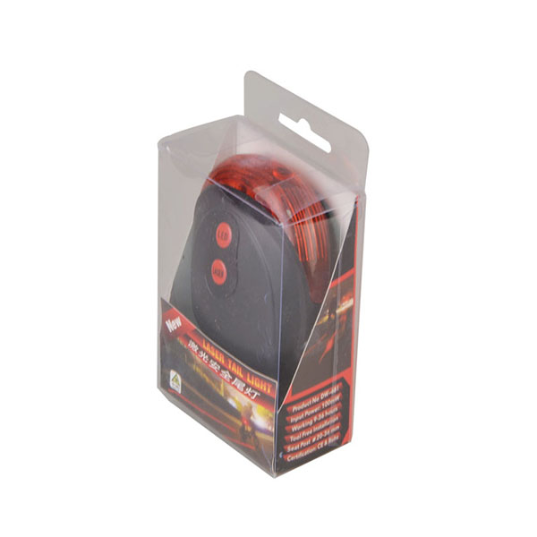 Bicycle Laser Beam Rear Tail Light 5 LED + 2 Laser + 9 modes LED Light for Bike
