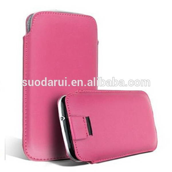 For LG G3 Mini Mobile Phone Pull Up Tab Sleeve Bag Pouch