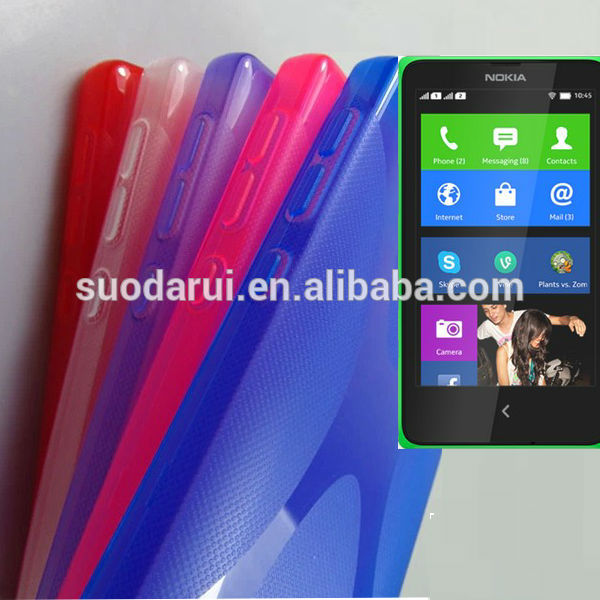 For Nokia X2 X2DS X Belt X Pattern TPU Gel Cover Case