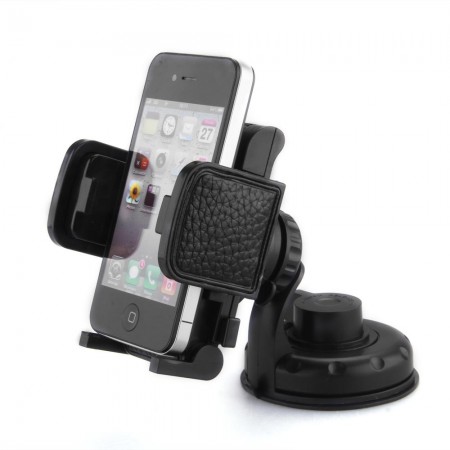 Car Black 360Air Vent Dash Holder Cradle Mount for Cell Mobile Phone iPhone