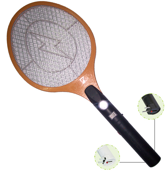 HYD-39 Super Killer 3-layer Rechargeable Bug , Fly , Mosquito , Spider Swatter  Electric Power Zapper Racket