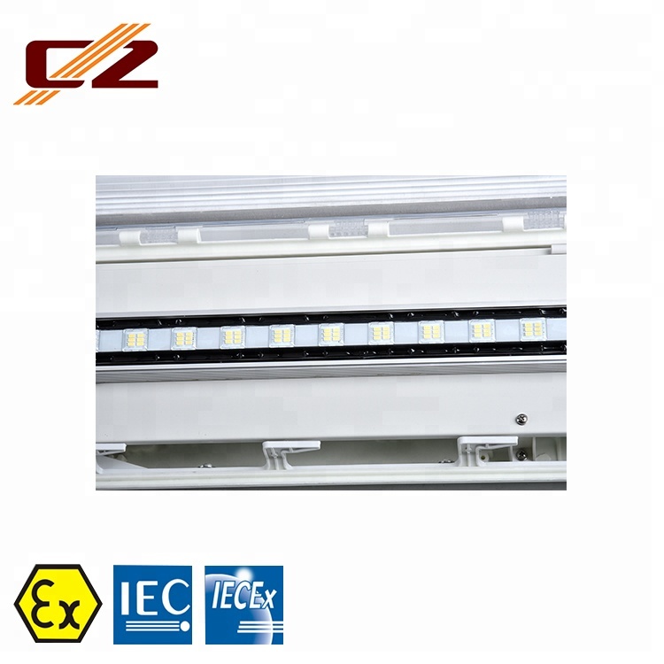 High Brightness Explosion Proof Electrical Tube Light Fittings Certified IEC