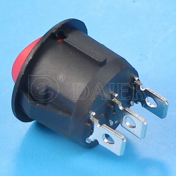KCD1 Series SPDT ON ON 20MM Round Rocker Switch