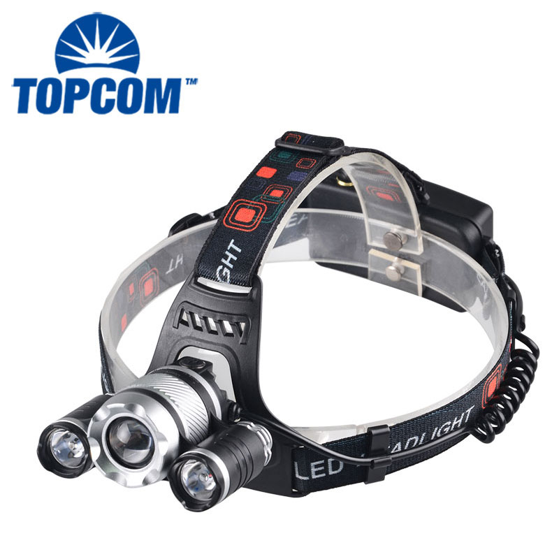 Waterproof T6 LED Headlamp 18650 Battery Rechargeable LED Head Torch for Camping