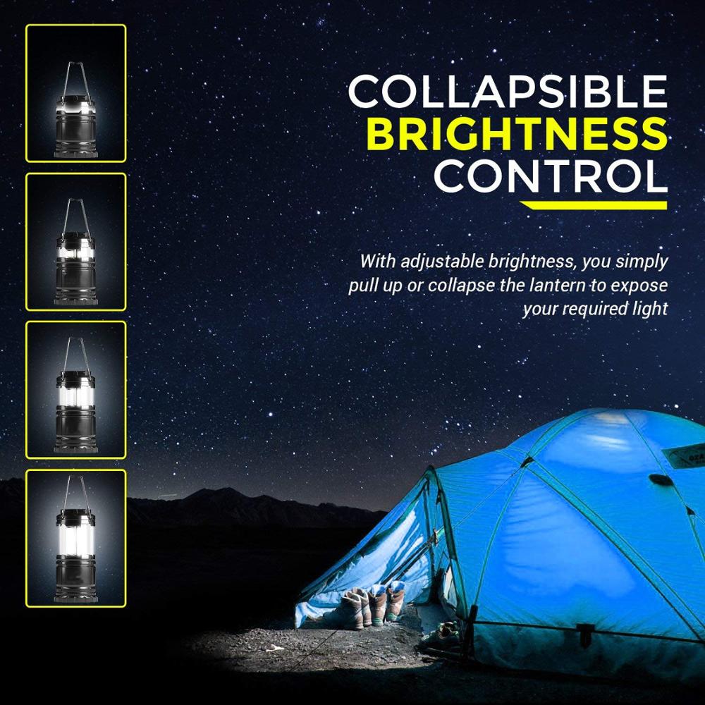 LED Camping Lantern Flashlights 30led- Super Bright Lumen Portable Outdoor Emergency Lamp Lights (Collapsible)