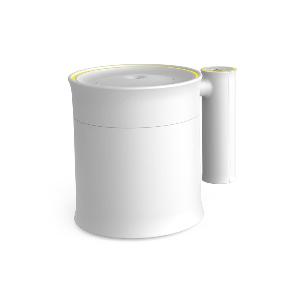 350ml Bamboo Tube Design Ultrasonic Personal USB Car Humidifier Comes with Mini Fan and LED Light High Cost Effectiveness