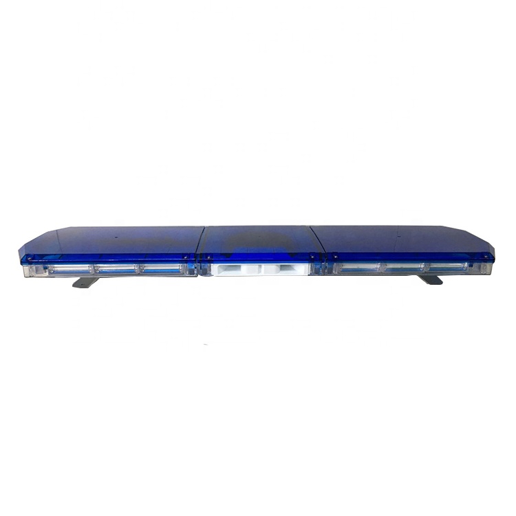 DC 12V 220W Full Size  Blue LED Ambulance Light Bar With 100W  Speaker & Siren