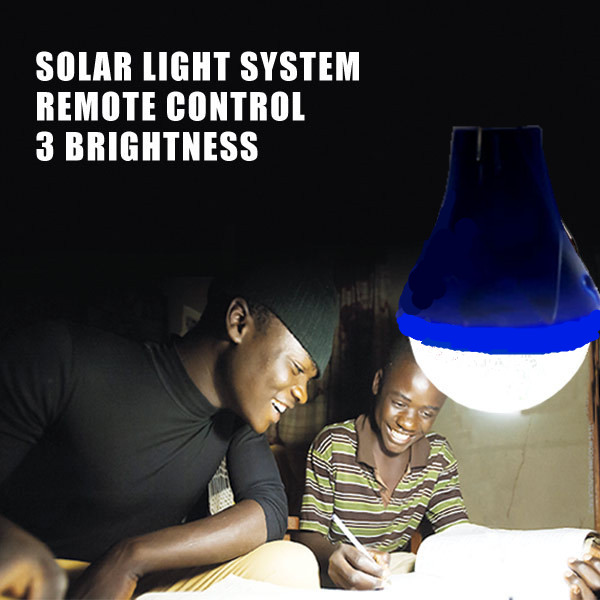 Portable solar home panel power system, solar home light for emergency and camping