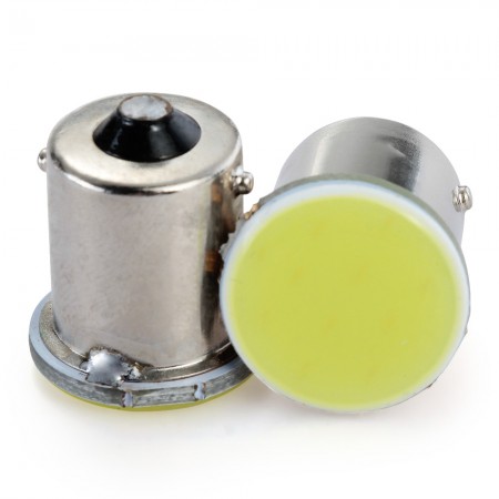1156/BA15S 1.5W COB 120LM 6000-6500K White Light LED Bulb for Car Turn Signal Light(DC12V 2PCS)