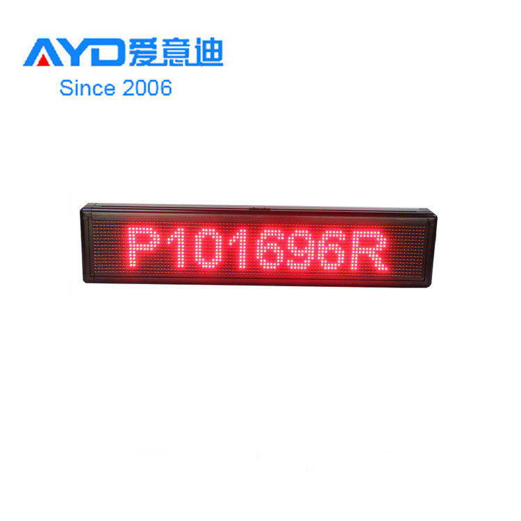 P10 Outdoor Use Red Color Programmable LED Scrolling Display WIFI, 3G/4G, U Disc, PC Control Mode Optional
