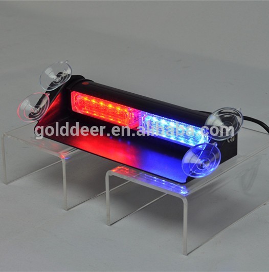 Linear 12W LED Visor Light Flashing Shieldwind Light for Car