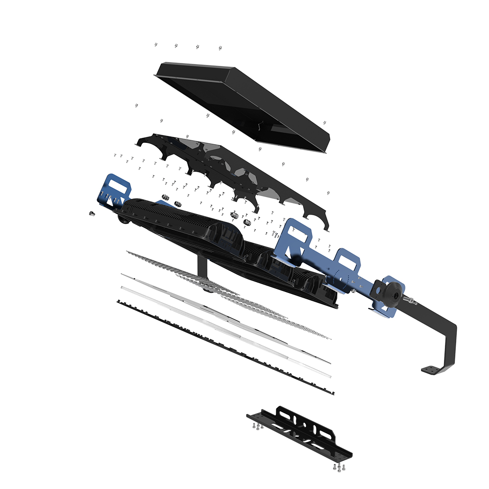 800W SPORTS FIELD LED HIGH MAST LIGHT WITH ASYMMETRIC DISTRIBUTION