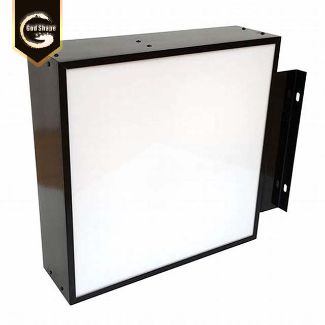Popular advertising square business led lightbox acrylic box led box