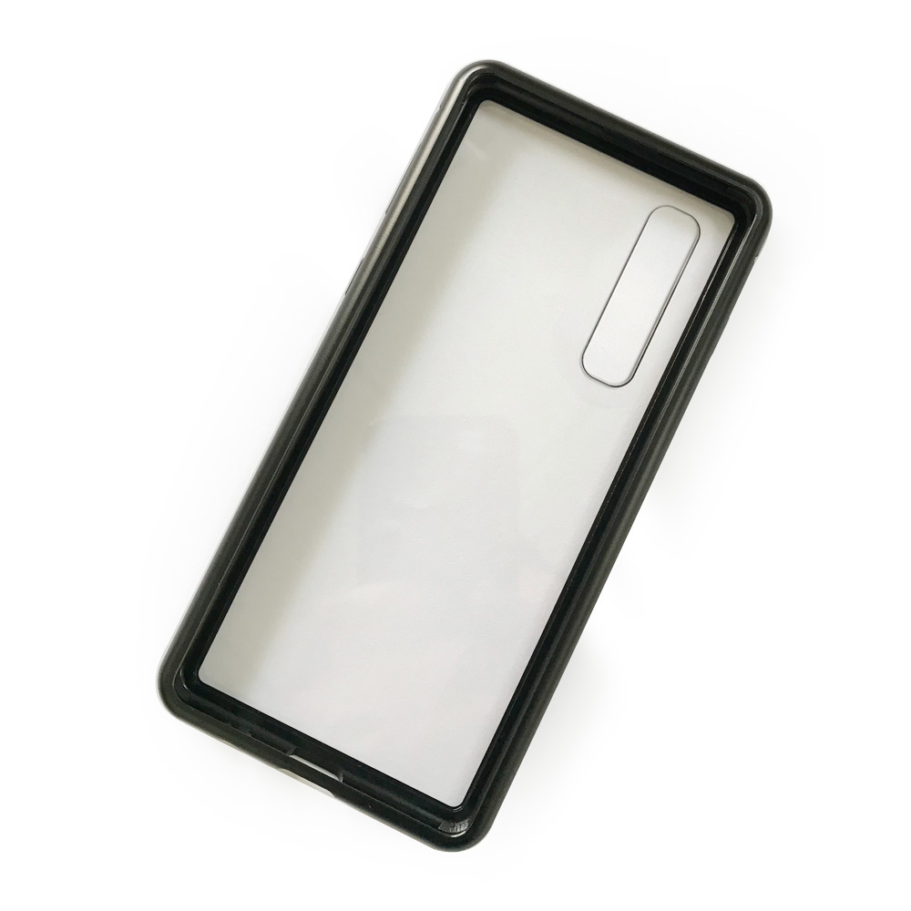 In stock Tempered Glass Magnetic full cover For Samsung galaxy A9 J4 J6 J8 Plus flip cell phone Metal case