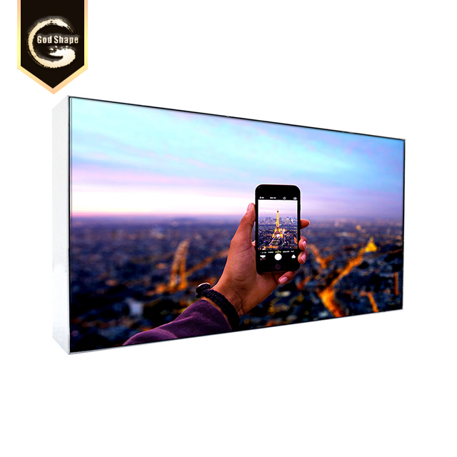 Aluminum Frameless Marquee LED light box for advertising double sides indoor magnetic led crystal acrylic slim light box
