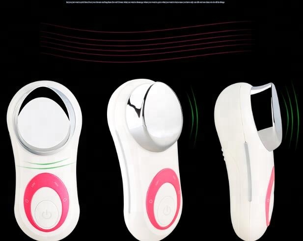 Portable Ultrasonic Iontophoresis Instrument with EMS  Facial Skin Care Electric Massager Cleansing Beauty Device