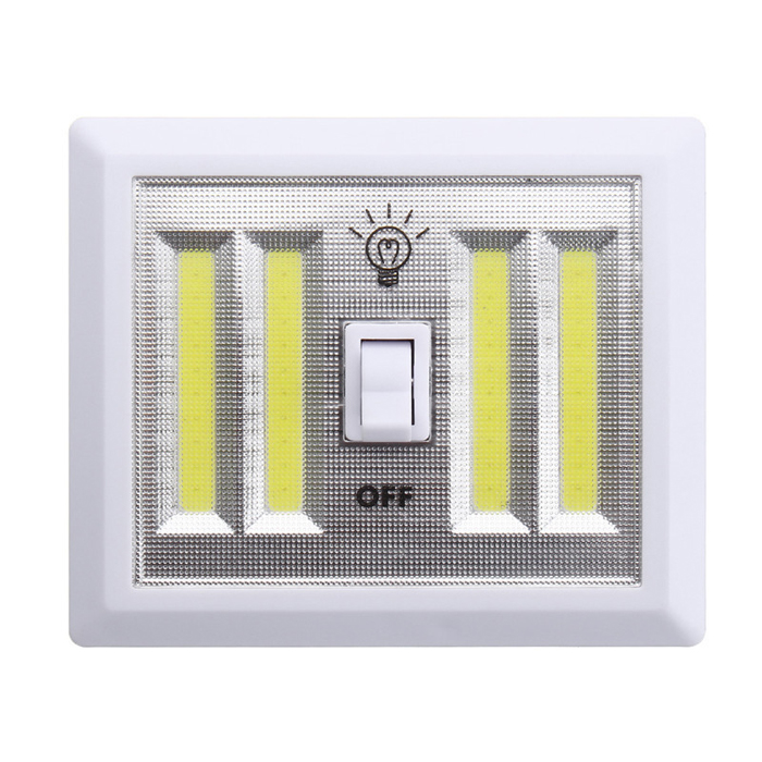 Goldmore Magnetic 4* COB LED Cordless Light Switch Wall Night Lights