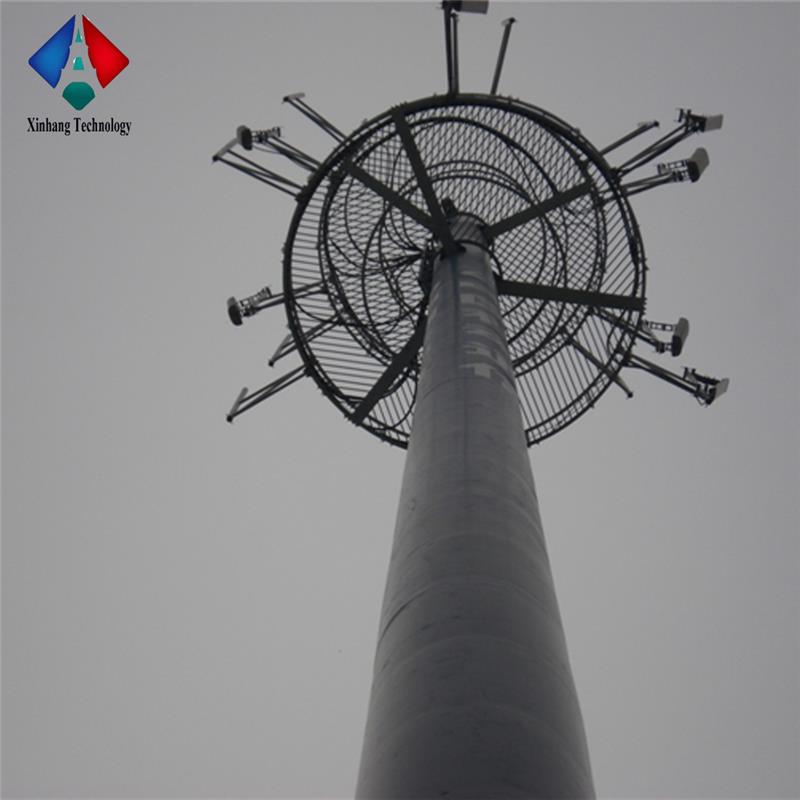 telecom towers monopole telecommunication tower high quality single tube communication tower/ steel tubular pole