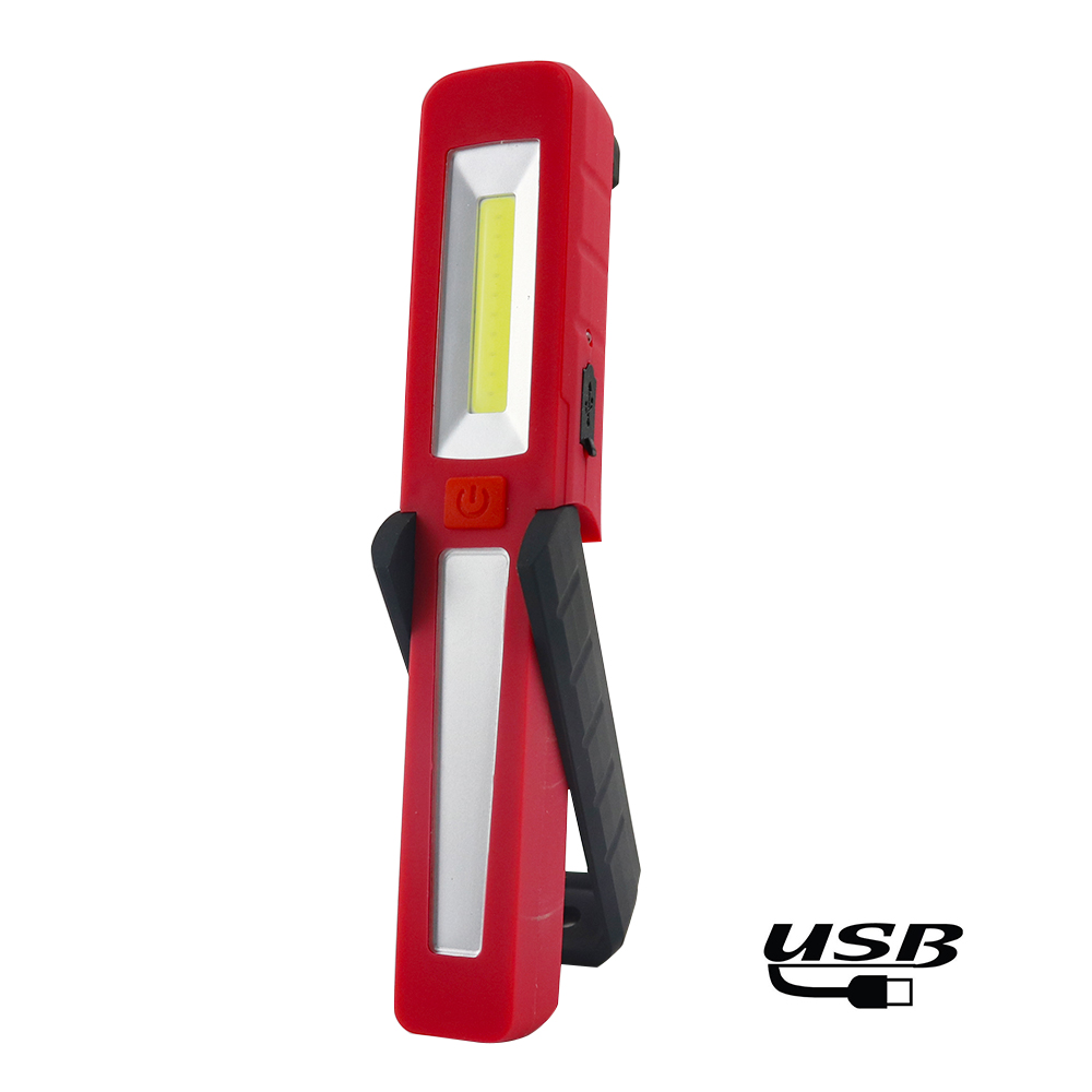 2019  rechargeable battery operated mini COB LED work inspection light for working