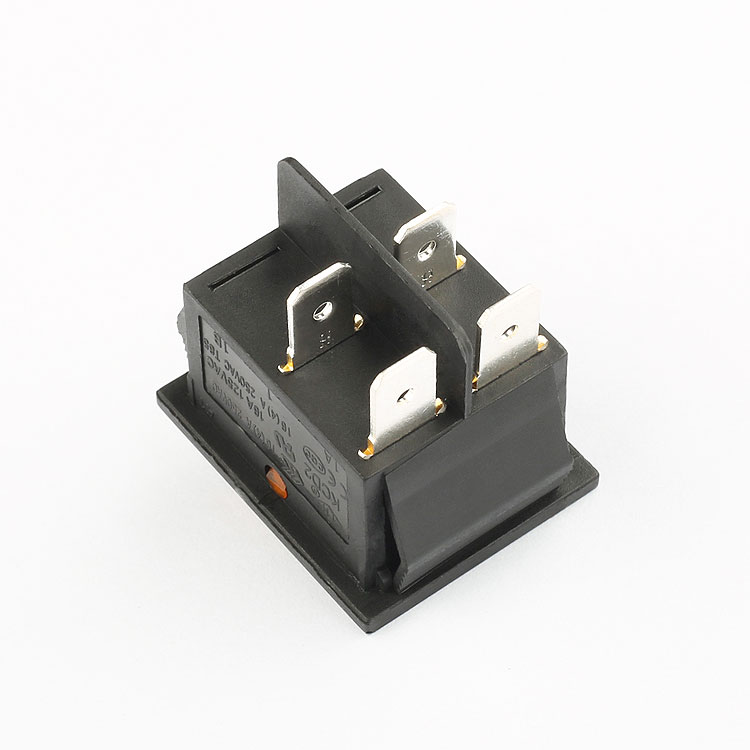 KCD2 4 pin illuminated rocker switch