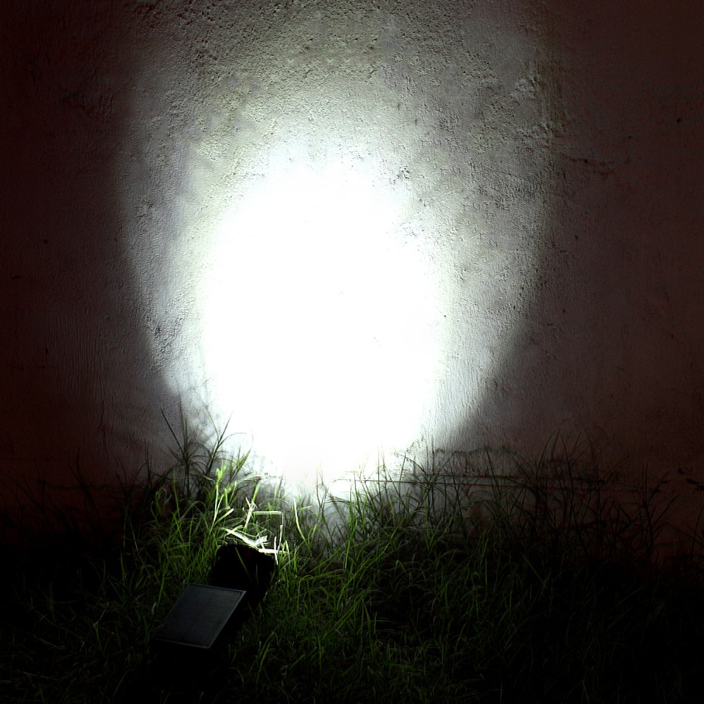 4 LEDs Solar Lamp ABS Plastic Solar Spotlight Adjustable Waterproof Outdoor Garden Landscape Yard Decoration Wall Night Light