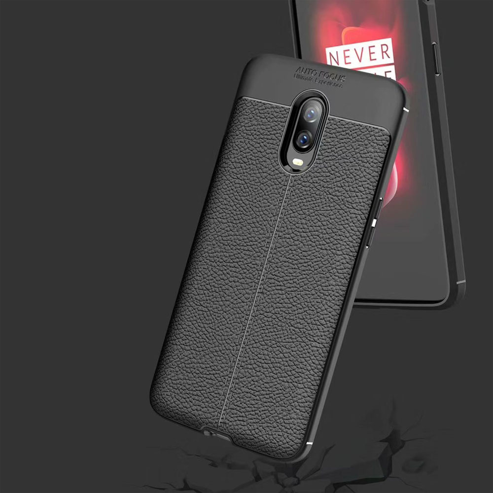 Hot Sell Litchi pattern Soft Tpu case for 1+6T