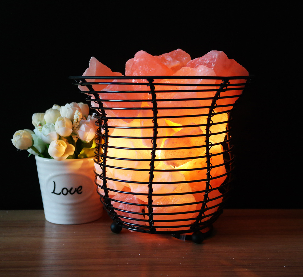 Hot Sale Natural Crafts Night Lamp Creative Himalayan Salt Lamp Decoration Stone Lamp