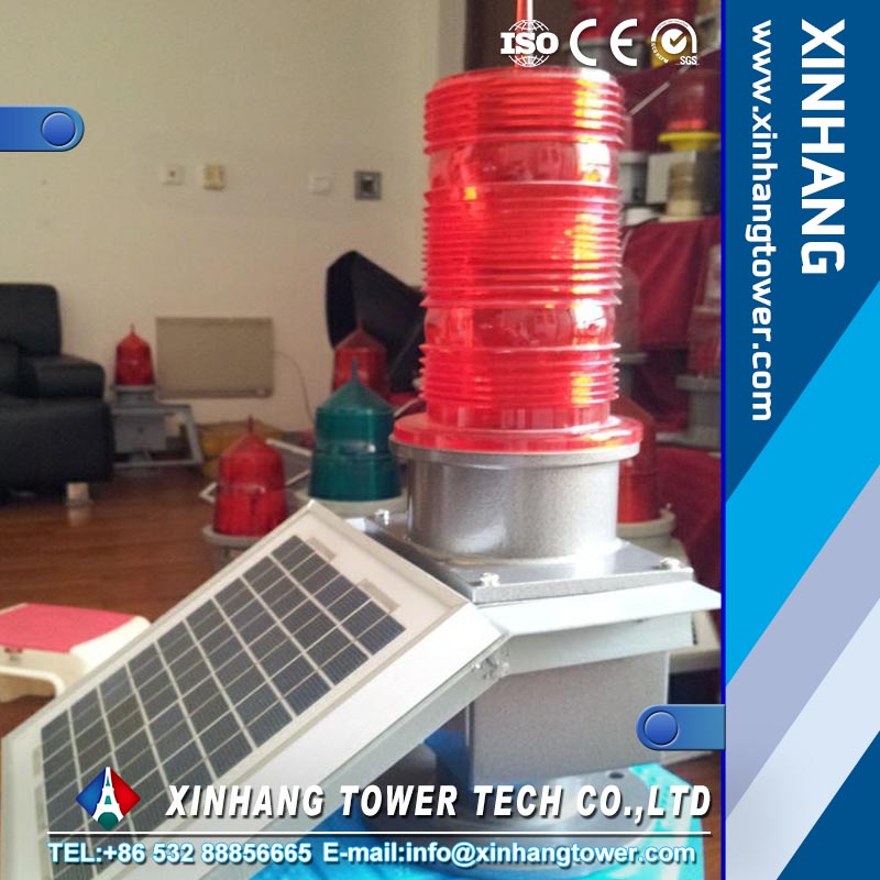 LED Solar Powered Offshore Gas & Oil Platform Obstruction Light