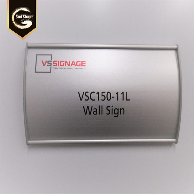 Most popular aluminum door plate office sign hotel room sign name plate