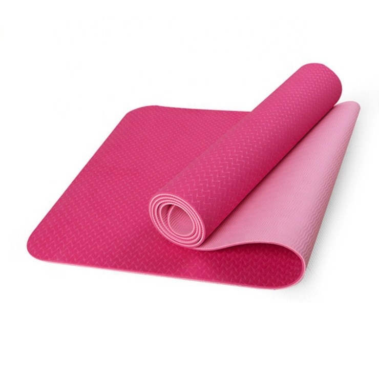 High Grade High Density Exercise TPE Yoga Mat with Strap ECO Friendly Yoga Mats