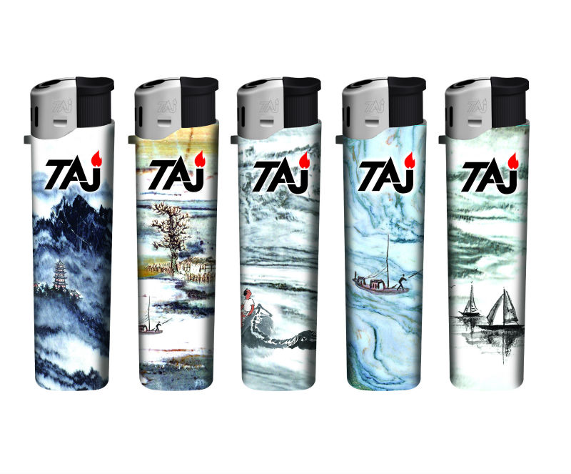 new products TAJ Brand disposable slim lighter