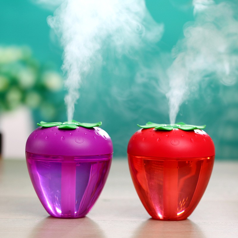 Strawberry Shape Hot Cute Humidifier with 180ml USB Mini Car Gift