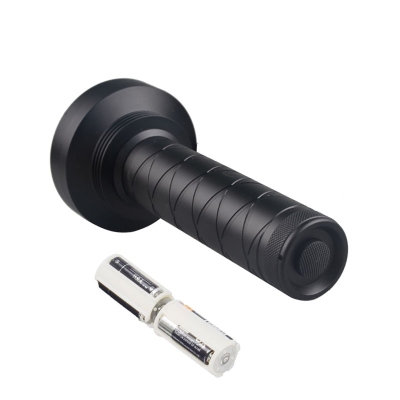 Aluminum Alloy 15W Powerful 100 LED 390-395nm Black UV Flashlight