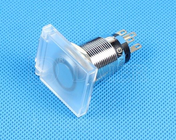 19MM Dustproof Square Push Button Switch Rubber Switch Cap