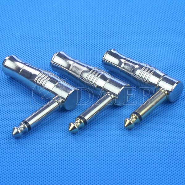 Audio Right Angle 6.35mm Phone Jack Plug