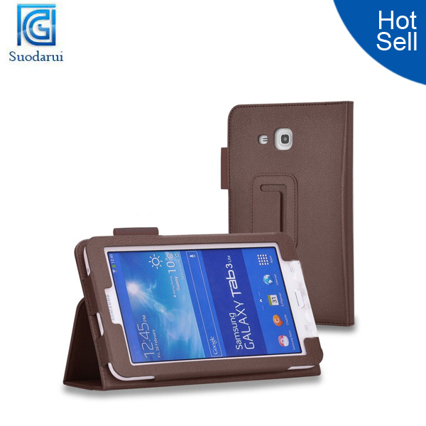 Book style Stand Leather Cover Case for Samsung Galaxy Tab 3 Lite 7.0 SM-T110