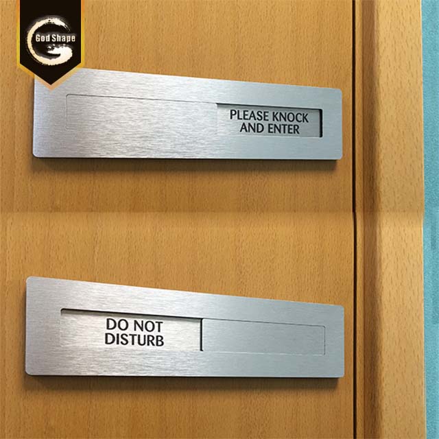 Wholesale new design door plate office sign hotel sign name plate