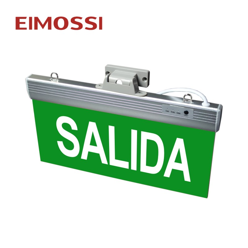 SALIDA exit sign Ceiling mounted LED acrylic exit sign