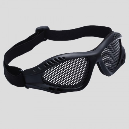 Shooting Tactical Airsoft Hunting Anti Fog Metal Mesh Goggles Glasses