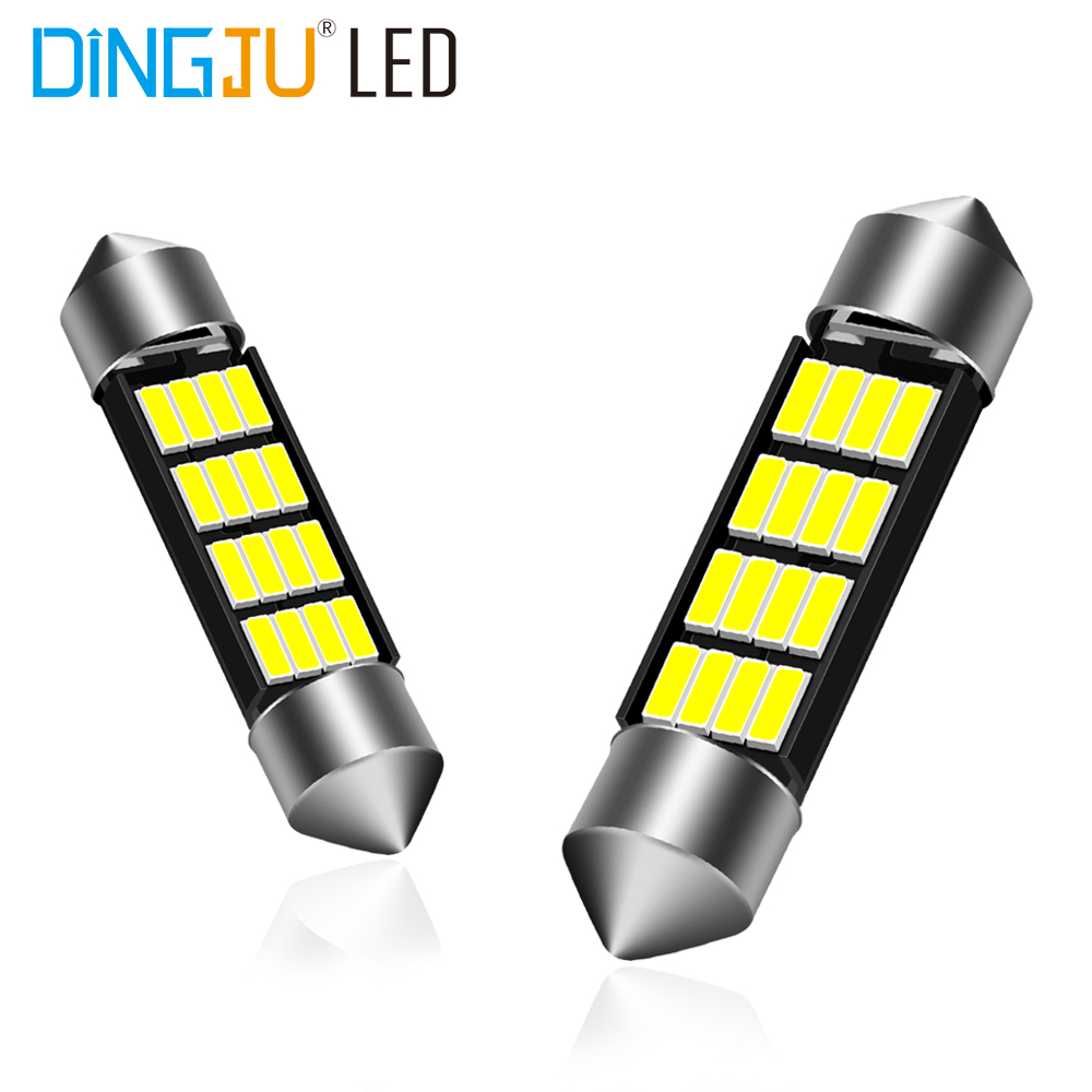 Good Quality Factory Directly 12v 51lm Festoon 16smd 4014 Led Bulbs canbus Lighting Instrument Indicator Made In China Low Price