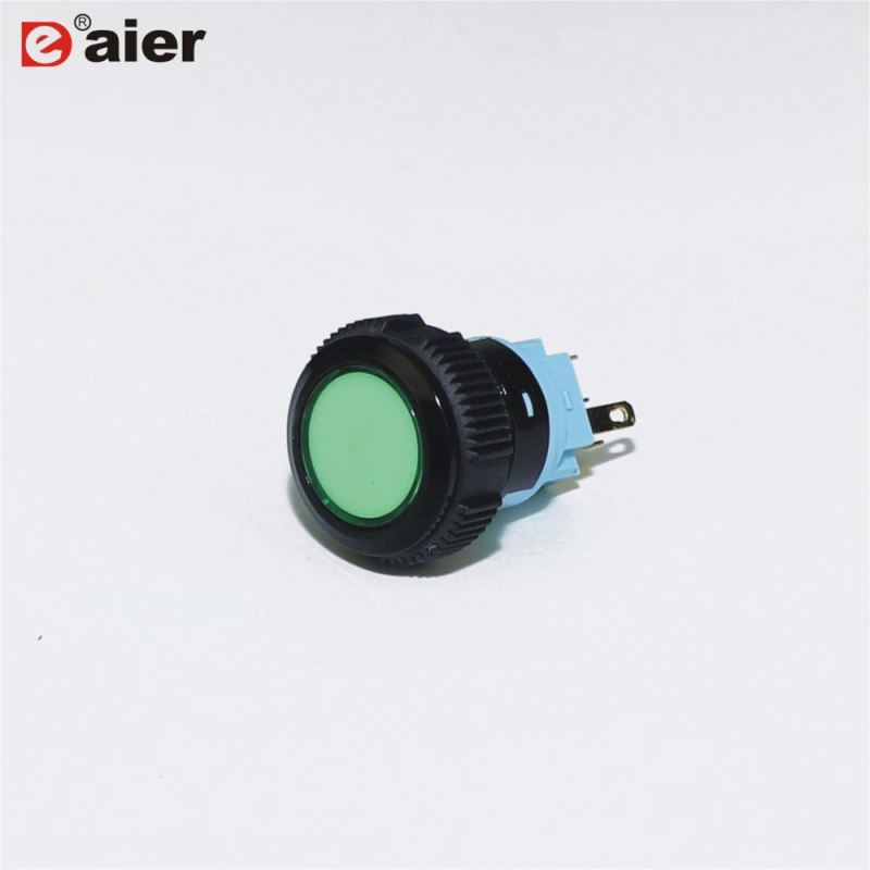 19mm Mini Round Flat Plastic Dual Push Button Switch