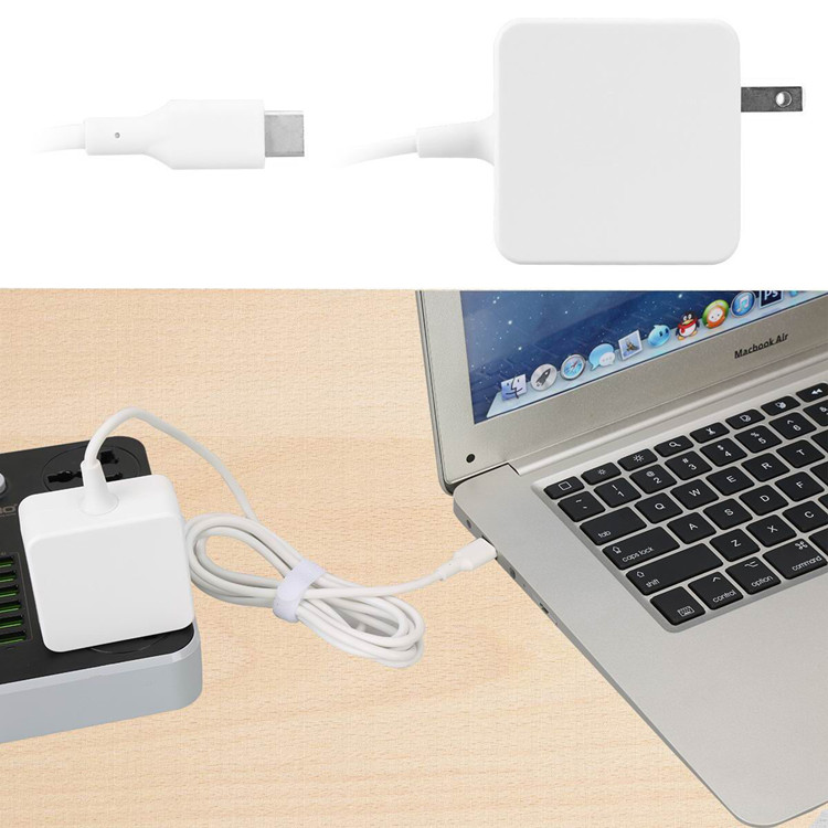 White 29W 61W Laptop USB Type-c charger for Macbook Mobile Phone