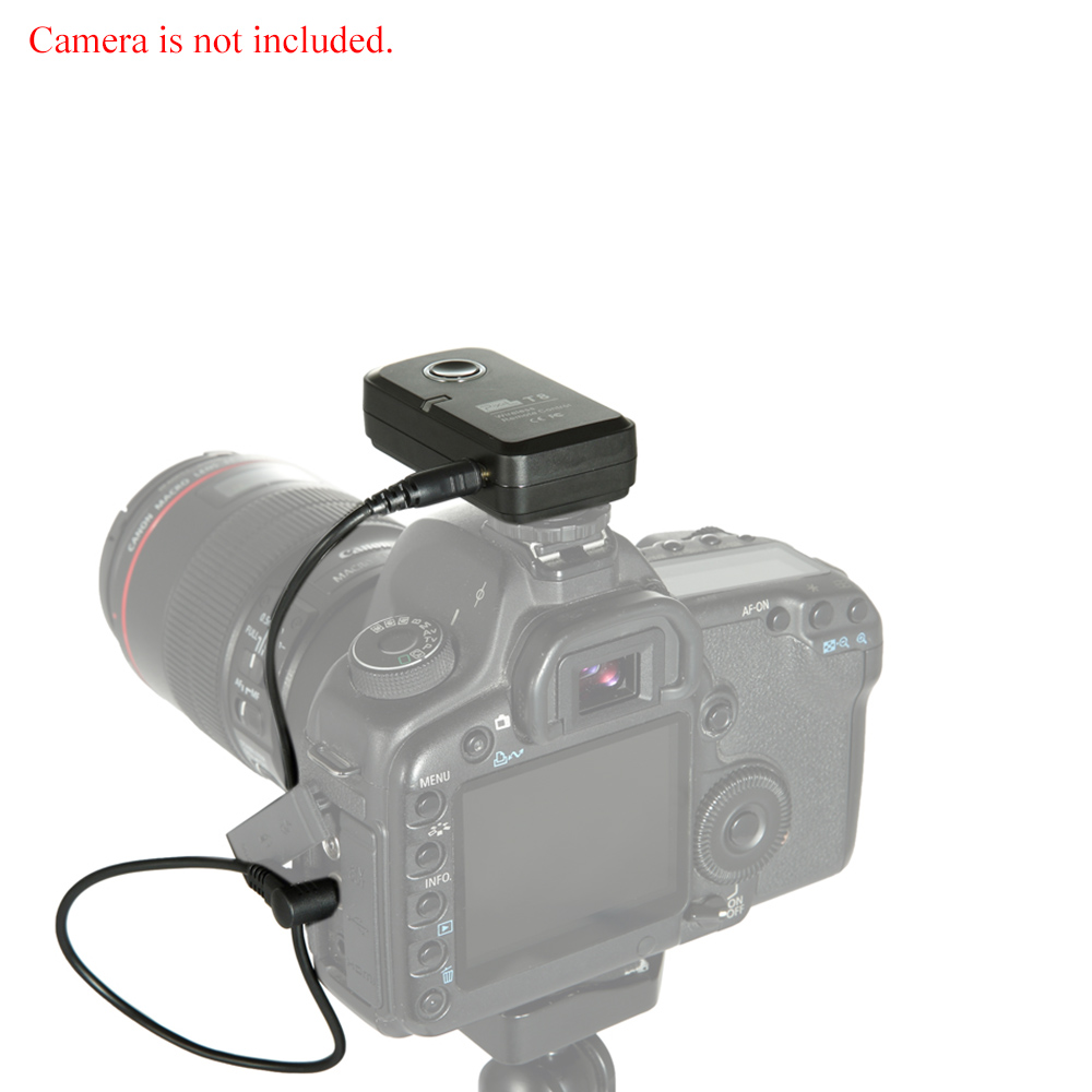 Pixel Wireless Shutter Remote Control T8/N3 for Canon EOS 7D/6D/5D series/1D series/50D/40D/30D/20D/10D